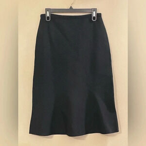 DIANE VON FURSTENBERG Pull On‎ Stretch Knit Skirt in Black